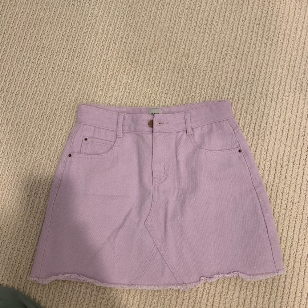 Princess polly purple denim skirt size 4